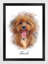 Load image into Gallery viewer, Watercolour Pet Portrait