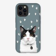 Load image into Gallery viewer, pet phone case with hearts