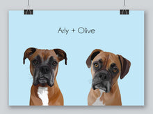 Load image into Gallery viewer, Pet portrait - existing design