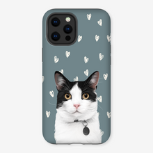 Load image into Gallery viewer, pet phone case with hearts
